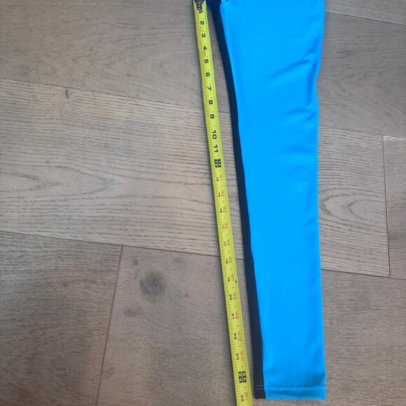 Weissman Elite Dance Turquoise and Black Sleeveless Catsuit size large - Picture 3 of 12